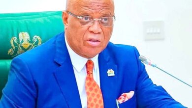 Governor of Akwa Ibom State, Umo Eno. Photo source Getty Images