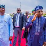 Tinubu arrives in Lagos for end-of-year holidays