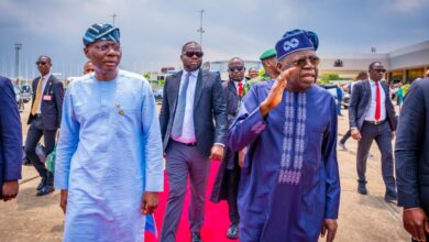 Tinubu arrives in Lagos for end-of-year holidays
