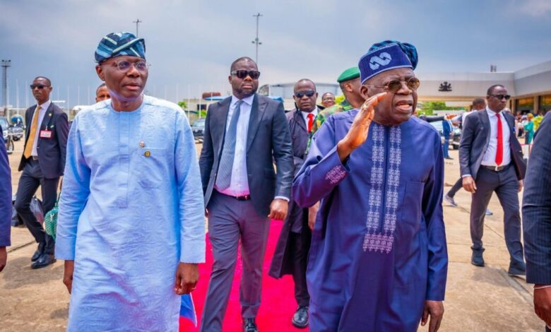 Tinubu arrives in Lagos for end-of-year holidays
