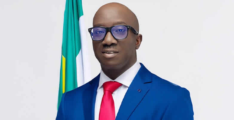 Governor, Monday Okpebholo.