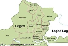 Lagos map
