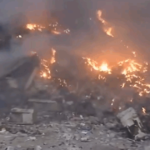 Fire rages at 22-storey Lagos building on Christmas morning