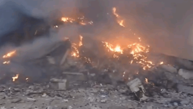 Fire rages at 22-storey Lagos building on Christmas morning