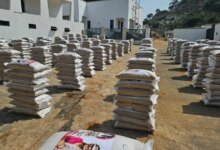 Natasha shares Christmas rice with constituents in Kogi