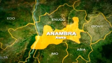 Map of Anambra State