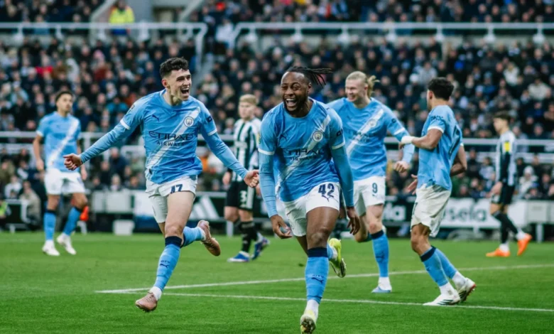 Man City take 2-0 lead over Newcastle in Carabao Cup