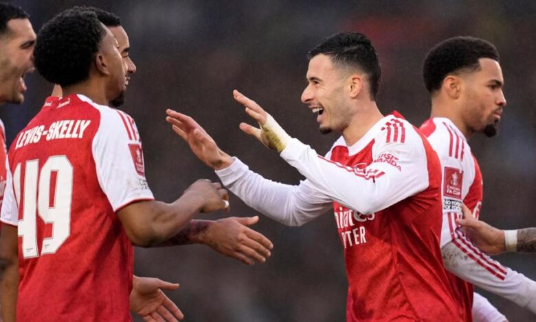 Martinelli Scores Hat trick as Arsenal Maul Portsmouth  – THISDAYLIVE