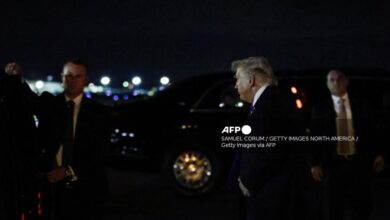 President Trump Spends Weekend At Mar-a-Lago In Palm Beach, Florida