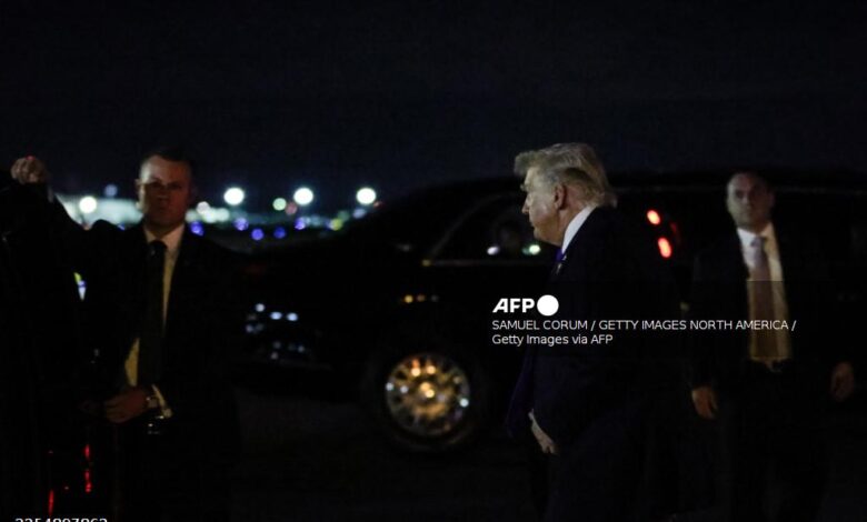 President Trump Spends Weekend At Mar-a-Lago In Palm Beach, Florida
