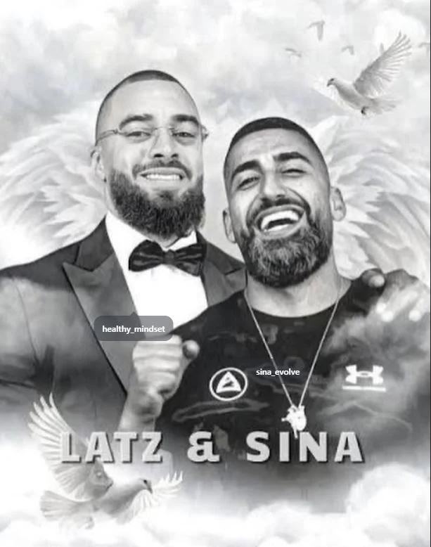 Anthony Joshua's late friends, Sina and Latz.