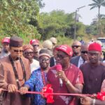 Soludo commissioning the road… Credit: Anambra govt