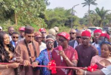 Soludo commissioning the road… Credit: Anambra govt