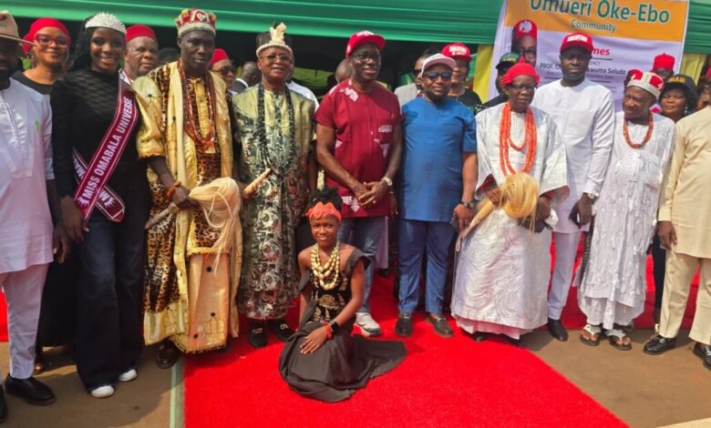 Anambra Gov Unveils Road Built by Traditional Ruler