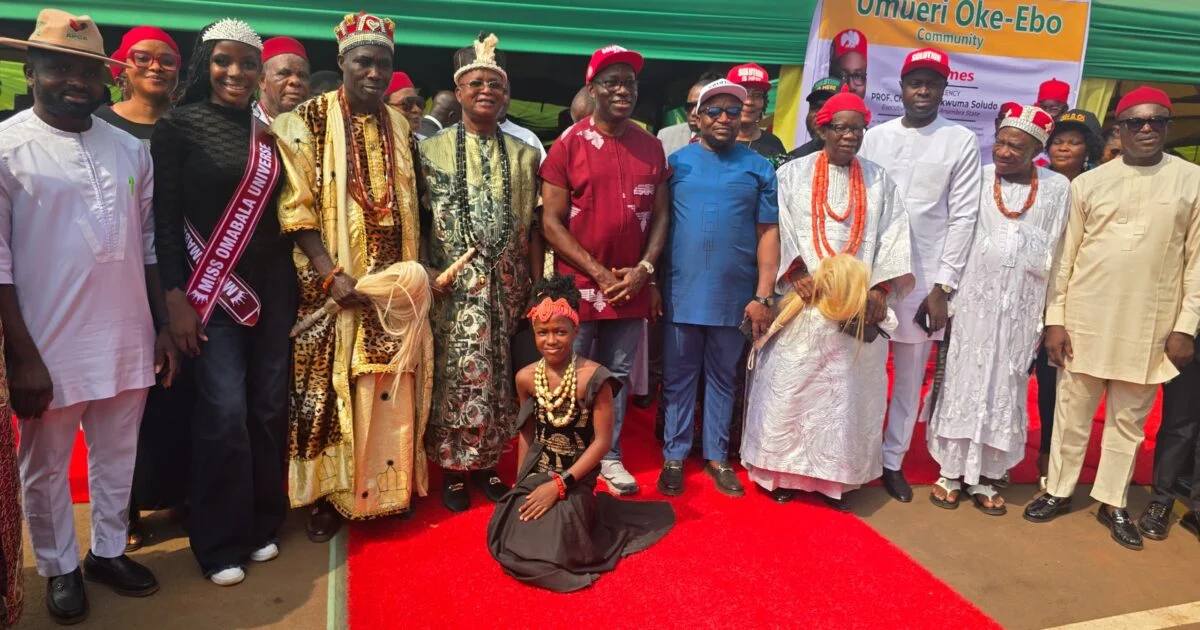 Anambra Gov Unveils Road Built by Traditional Ruler
