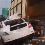 Driver injured in Lagos bridge accident on Eko Bridge