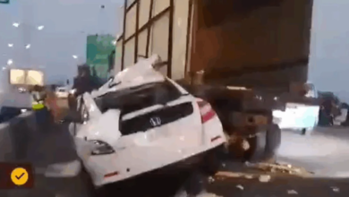 Driver injured in Lagos bridge accident on Eko Bridge