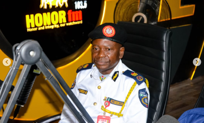 The Chairman of the state Fire Service, Maroof Akinwande