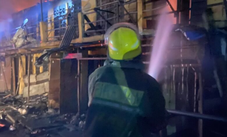 Fire Destroys Lagos Shopping Complex; No Casualties Reported