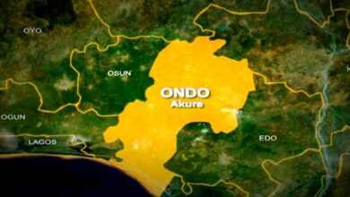 Ondo State map