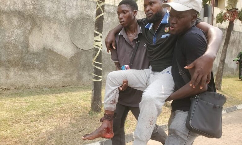 Police Tear-Gas Residents During Lagos Eviction Protest