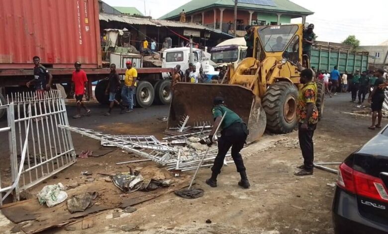 Anambra demolishes illegal structures in Mgbuka Obosi Market
