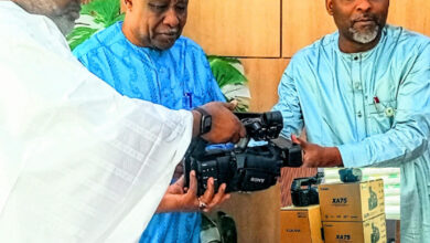 NEDC Replaces Equipment Lost by Journalists in Accident