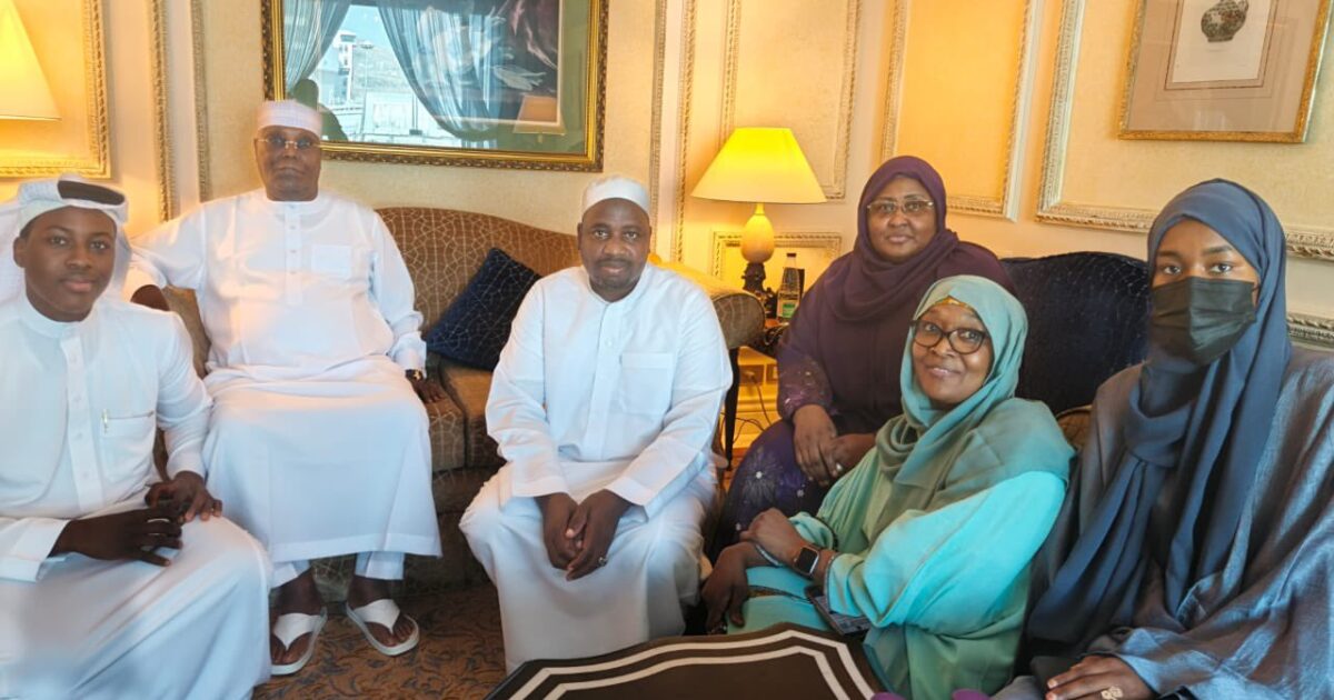 Atiku Abubakar and Aisha Buhari meet in Saudi Arabia