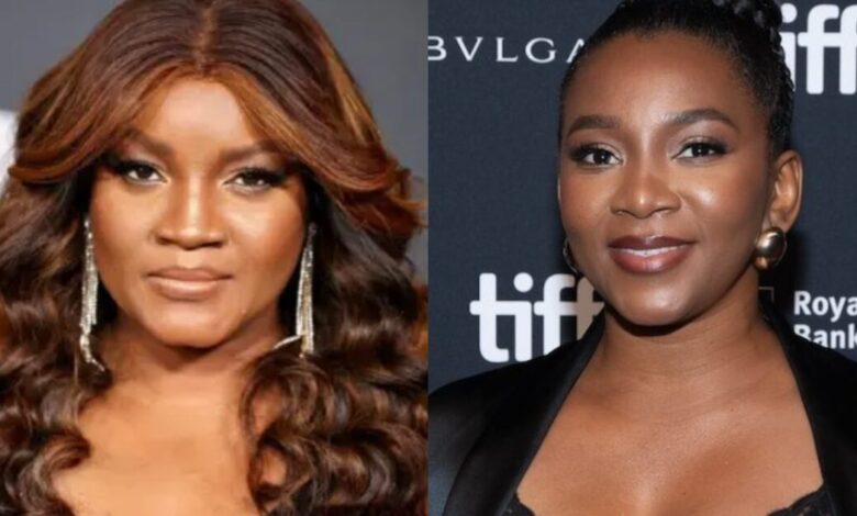 Omotola Dismisses Alleged Feud With Genevieve Nnaji