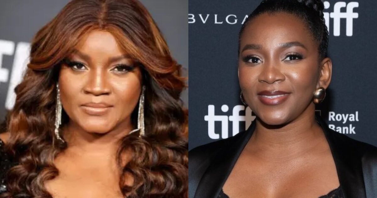 Omotola Dismisses Alleged Feud With Genevieve Nnaji