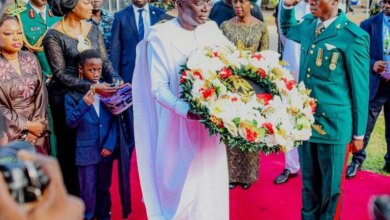 Sanwo-Olu at Murtala Muhammed's 50th anniversary ceremony