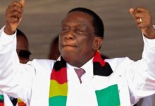 Zimbabwe’s President Emmerson Mnangagwa